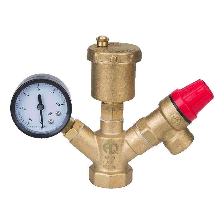 Группа безопасности котла 3 бар 1" компакт Aqualink - Изображение 1 - almatherm.kz