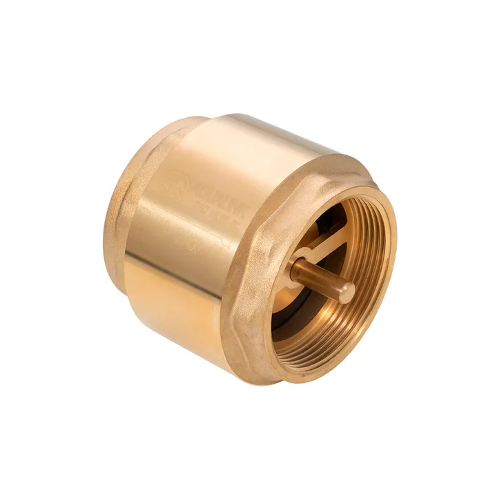 Клапан обратный 2" с латунным сердечником Aqualink - Изображение 1 - almatherm.kz
