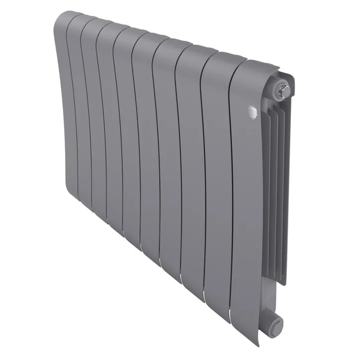Радиатор биметаллический 500x90 (10 секций) Infinity Silver Satin Royal Thermo - Изображение 1 - almatherm.kz