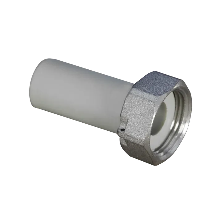 Соединение ППР для водосчетчика серый 20x3/4" Jakko - Изображение 1 - almatherm.kz
