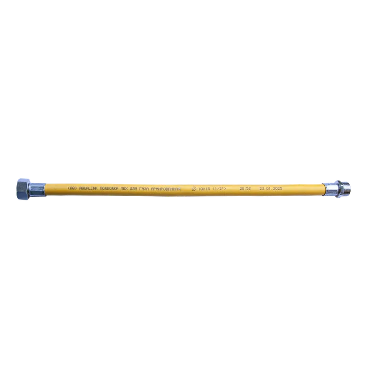 Подводка сильфонная для газа ВН-НР 100смх3/4" Aqualink (Россия) - Изображение 1 - almatherm.kz