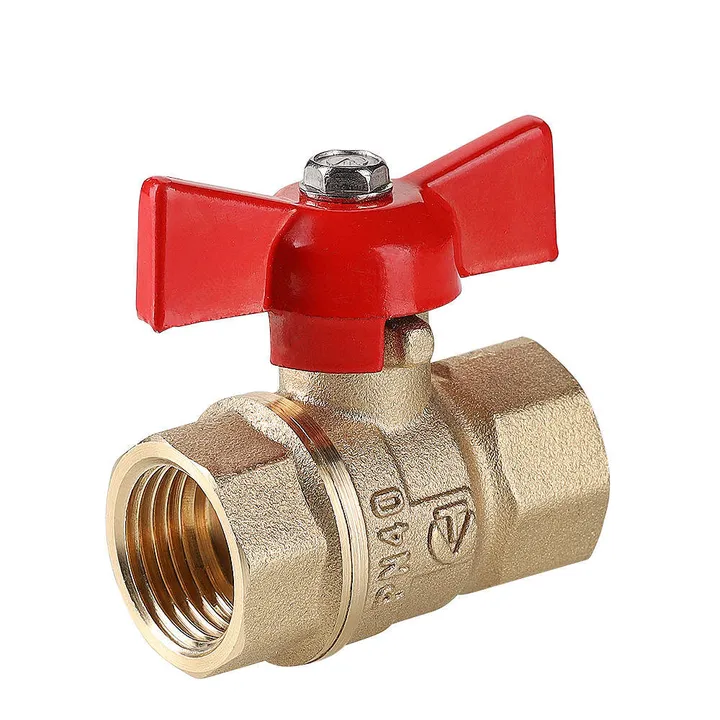 Кран шаровой ВР-ВР 3/4" с бабочкой Стандарт Valtec - Изображение 1 - almatherm.kz